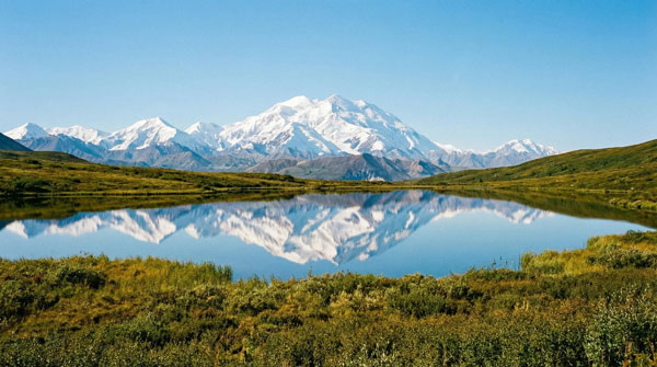 Alaska lake landscape