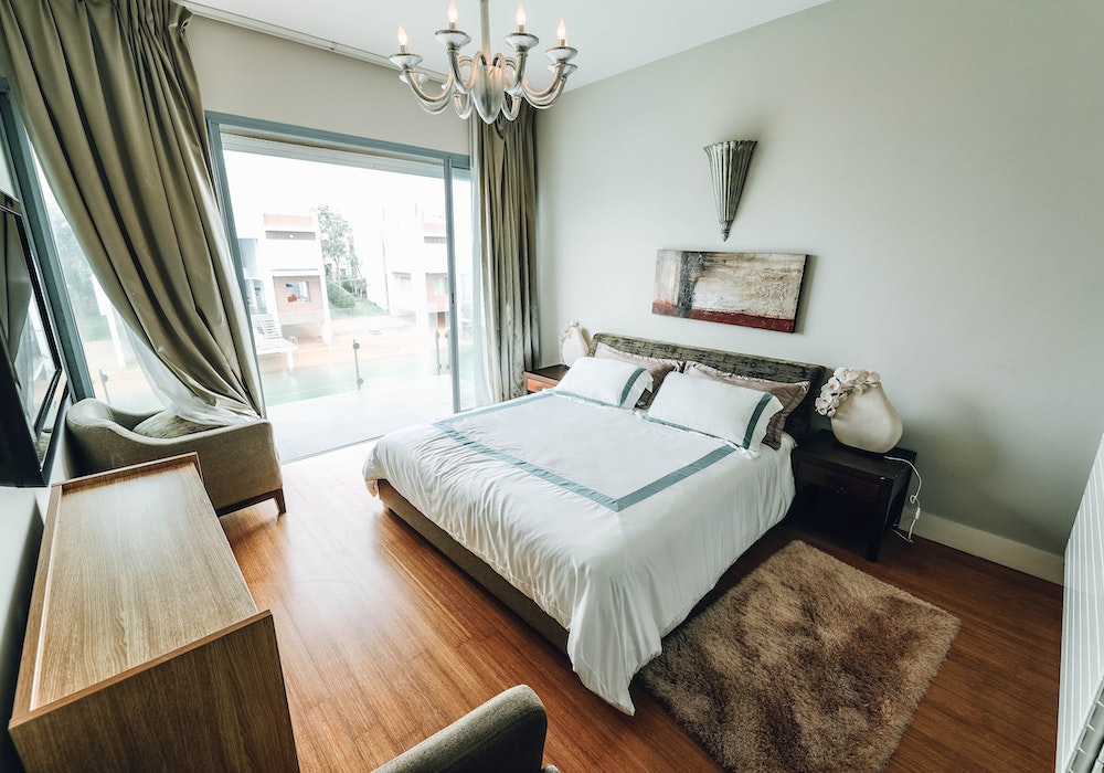 Luxury hotel room
